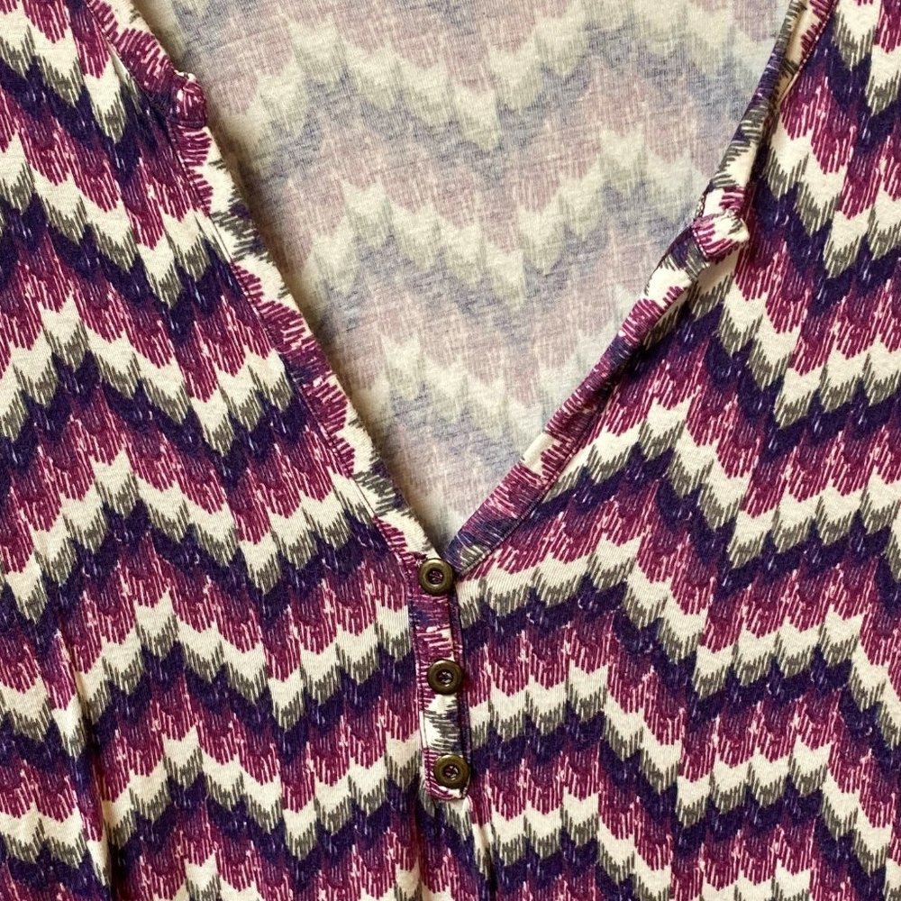 Fun purple top for casual dressing